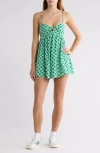 Billabong X Mami Wata Going Coastal Cutout Romper In Green