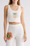Billabong X Mami Wata Icons Sun Crop Graphic Tank In White