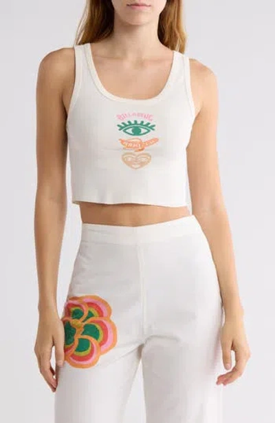 BILLABONG BILLABONG X MAMI WATA ICONS SUN CROP GRAPHIC TANK