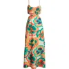 Billabong X Mami Wata True Desire Cutout Cotton Maxi Dress