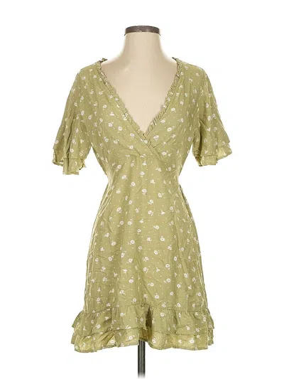 Pre-owned Billabong X The Salty Blonde Casual Dress In Green