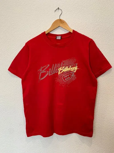 Pre-owned Billabong X Vintage Billabong Red T Shirt