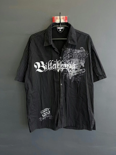 Pre-owned Billabong X Vintage Y2k Avant-garde Billabong Gta Graphic Japan Shirt In Black