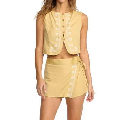 Billabong Your Crush Top In Yellow