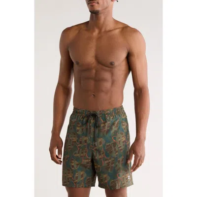 Billabong Zion Volley Swim Trunks In Multi