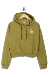 Billabong Zip It Hoodie In Avocado