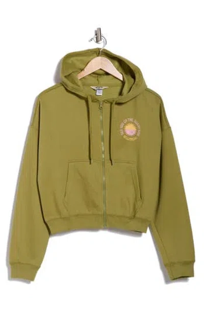 Billabong Zip It Hoodie In Avocado