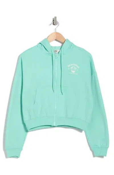 Billabong Zip It Hoodie In Spearmint