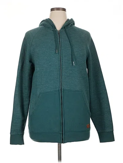 Pre-owned Billabong Zip Up Hoodie In Blue