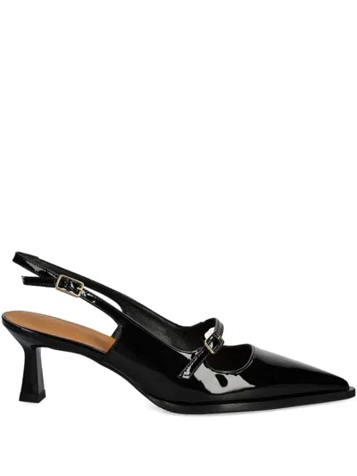 Billi Bi 45mm Slingback Buckled Pumps In Black