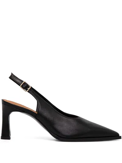 Billi Bi 70mm Slingback Pointed-toe Pumps In Black