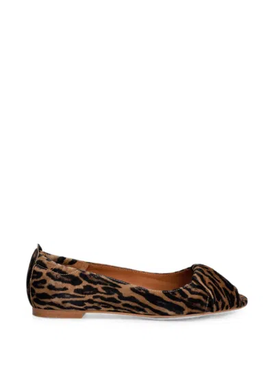 Billi Bi A9410 Leopard-print Peep-toe Pumps In Multi