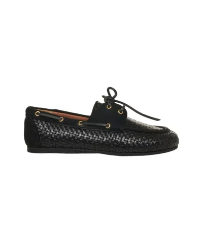 Billi Bi Britney' Leather Loafers In Black