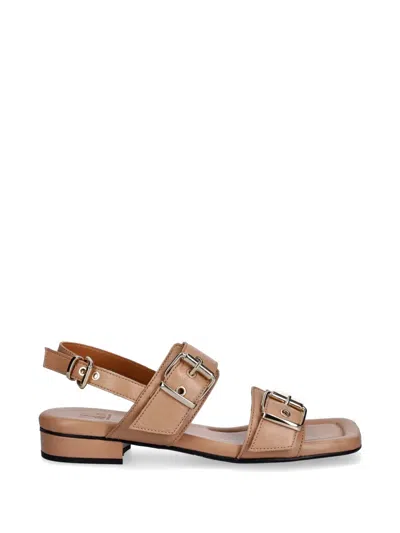 Billi Bi Buckle-detail Slingback Sandals In Multi