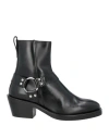 Billi Bi Copenhagen Woman Ankle Boots Black Size 7 Leather In Black