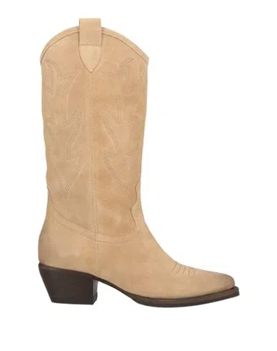 Billi Bi Copenhagen Woman Boot Beige Size 6 Leather In Neutral