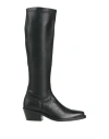 Billi Bi Copenhagen Woman Boot Black Size 8 Leather In Black