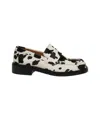 Billi Bi Indira' Ponyskin Moccasins In Animal Print
