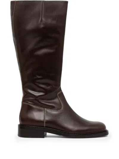 Billi Bi Knee-high Boots In Brown