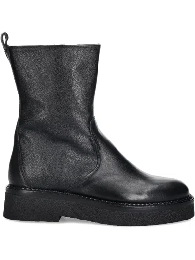 Billi Bi Zip-up Ankle Boots In Black