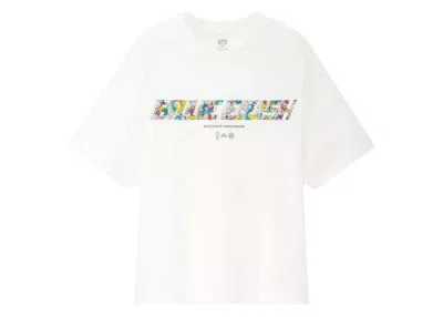 Pre-owned Billie Eilish Flower Logo Tee Shirt (us Womens Sizing) In White