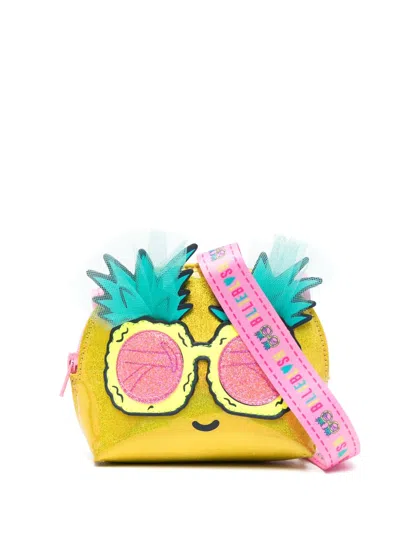 Billieblush Kids' Appliqué-detail Shoulder Bag In Yellow