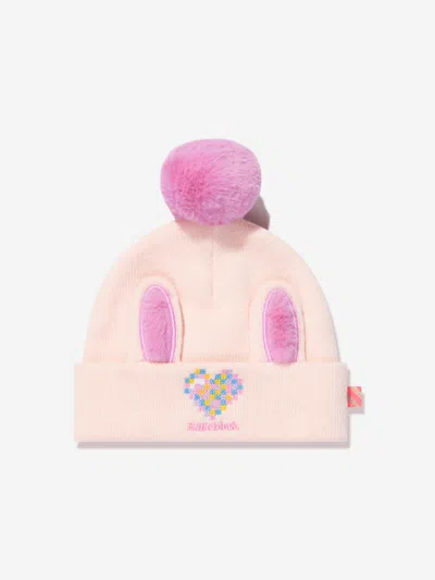 Billieblush Kids' Baby Girls Bunny Hat In Pink