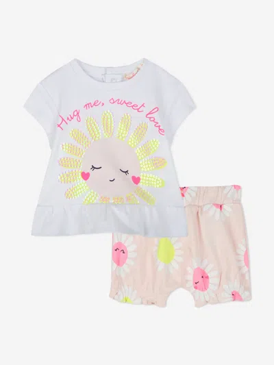 Billieblush Baby Girls Daisy Short Set In Multi
