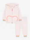 Billieblush Baby Girls Heart Tracksuit In Pink