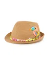 Billieblush Bird Hat In Neutrals