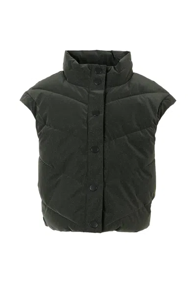 Billieblush Kids' Black Vest For Girl With Lurex