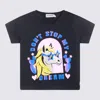 Billieblush Blue Cotton T-shirt In Blue