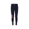 Billieblush Blue Leggings For Girl With Hearts In Blue