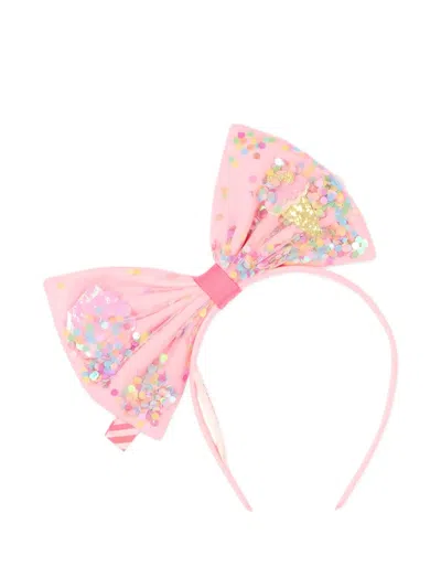 Billieblush Kids' Bow-detail Hair Band In Pink