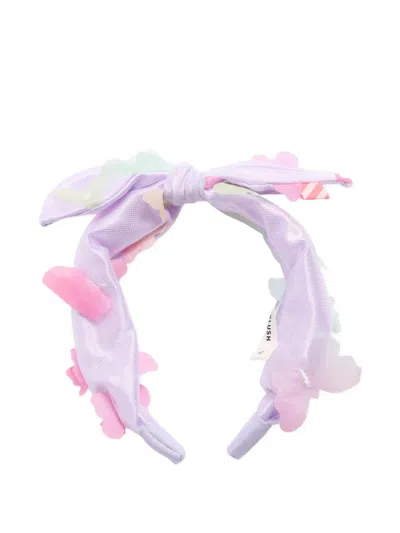 Billieblush Kids' Bow Detail Headband In Purple