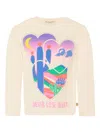 Billieblush Cactus Heart-print Long-sleeve T-shirt In Neutral