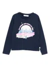 Billieblush Car-print T-shirt In Blue