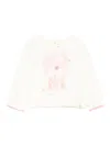 Billieblush Cat-print Sweater In White