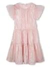 Billieblush Sequinned Dress In X Pink Pale