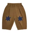 Billieblush Contrast-drawstring Sweatpants In Brown
