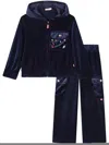 Billieblush Corduroy Track Suit In Blue
