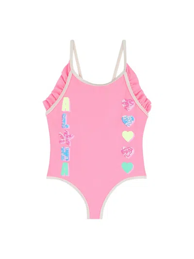 Billieblush Costume Intero "aloha" In Pink
