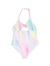 Billieblush Abstract-print Swimsuit In Multicolor