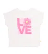 Billieblush Cotton Embellished Printed T-shirt In White