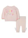 Billieblush Cotton Trouser Set In Pink