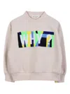 Billieblush Crew-neck Sweatshirt In Neutral