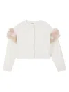 Billieblush Cropped Cardigan In White