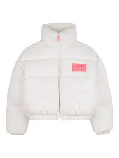 Billieblush Cropped Puffer Jacket In Brown