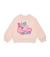 Billieblush Sequin-embellished Graphic Sweatshirt In Pink