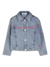 Billieblush Denim Jacket In Blue